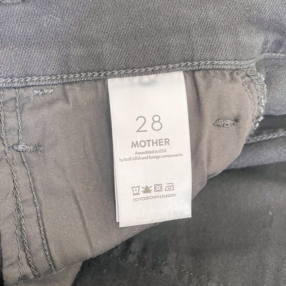 Mother The Hustler Ankle Fray Jeans in Encounters At Night 28 NWT - Picture 9 of 11